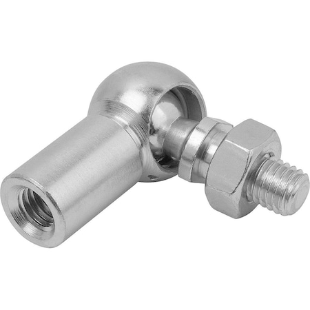 Angle Joint DIN71802 Right-Hand Thread, M10, Form:C Without Retaining Clip, Steel Galvanized
